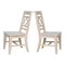 International Concepts Canyon Collection Set of 2 Double X- Back Chairs, Unfinished C-47P - alternate 4
